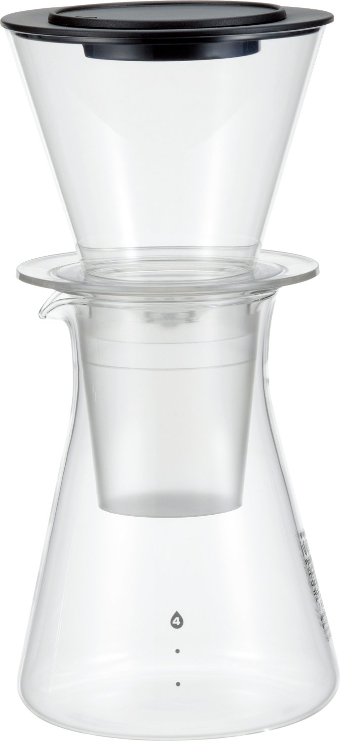 iwaki(イワキ) 耐熱ガラス コーヒーサーバー ウォータードリッパー ウォータードリップ 440ml KT8644-CL1 送料無料