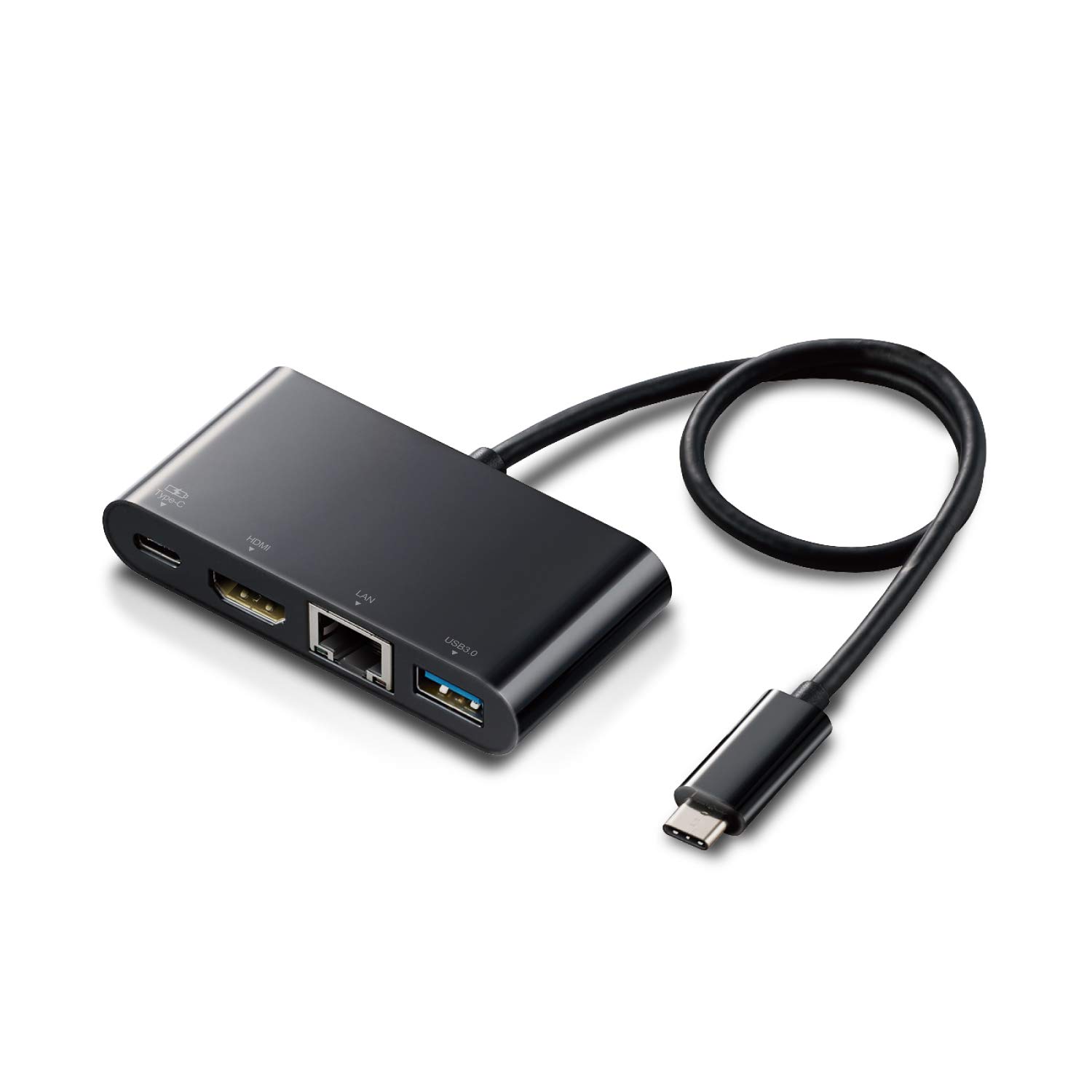 エレコム(ELECOM) Type-C ドッキングステーション Cハブ PD対応 [充電用Type-C×1/USB(3.0)×1/HDM 送料無料