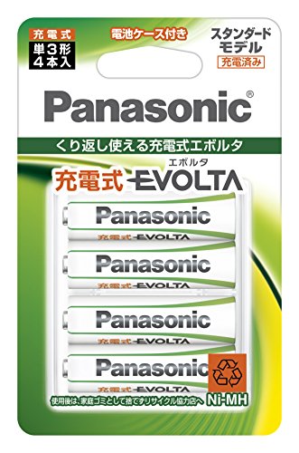 パナソニック 充電式エボルタ 単3形 4本パック(スタンダードモデル BK-3MLE/4BC 送料無料|そら坊ストア