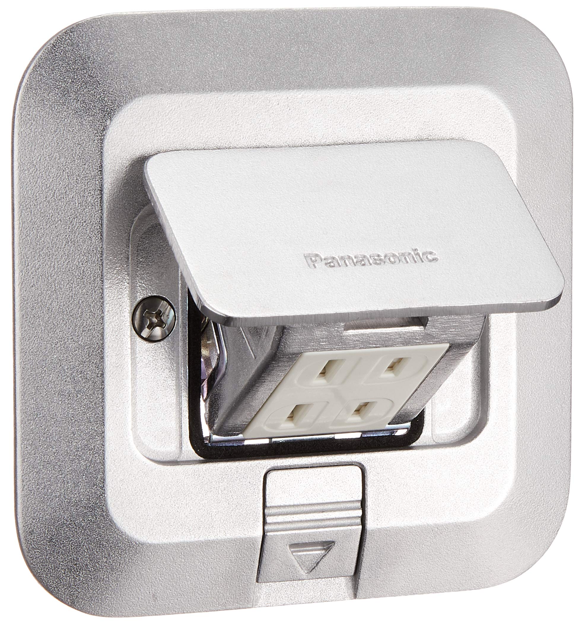 パナソニック(Panasonic) アップコンシルバー 営造物・バス発着場用 角型 2コ用 2P15A 125V DU5340P 貨物輸送無料
