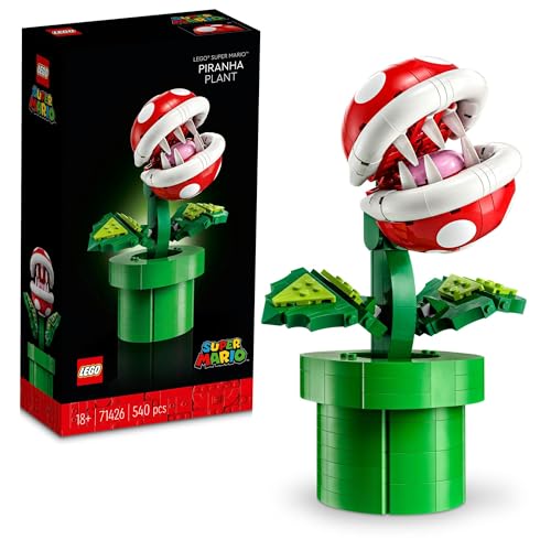 レゴ(LEGO) 百貨店マリオ パックンフラワー 差し上げ物 71426 手あそび 立ちはだかる クリスマス差し上げ物 生まれ落ちる日差し上げ物 テレ 貨物輸送無料