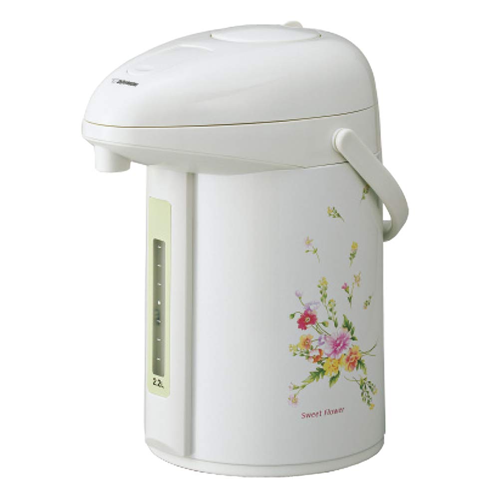 象印 AB-RX22-FY 自然的胸花 押すだけポット [ガラスエアーポット (2.2L)] 貨物輸送無料