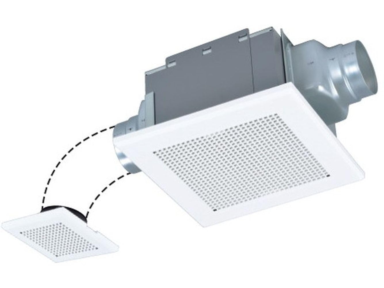 三菱電機(MITSUBISHI ELECTRIC) 天井埋込形換気扇 2部屋用低騒音形 VD-13ZF14 送料無料