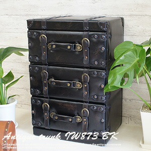 楽天市場】アンティークトランク IW-276 Lサイズ＆Sサイズ 2点セット