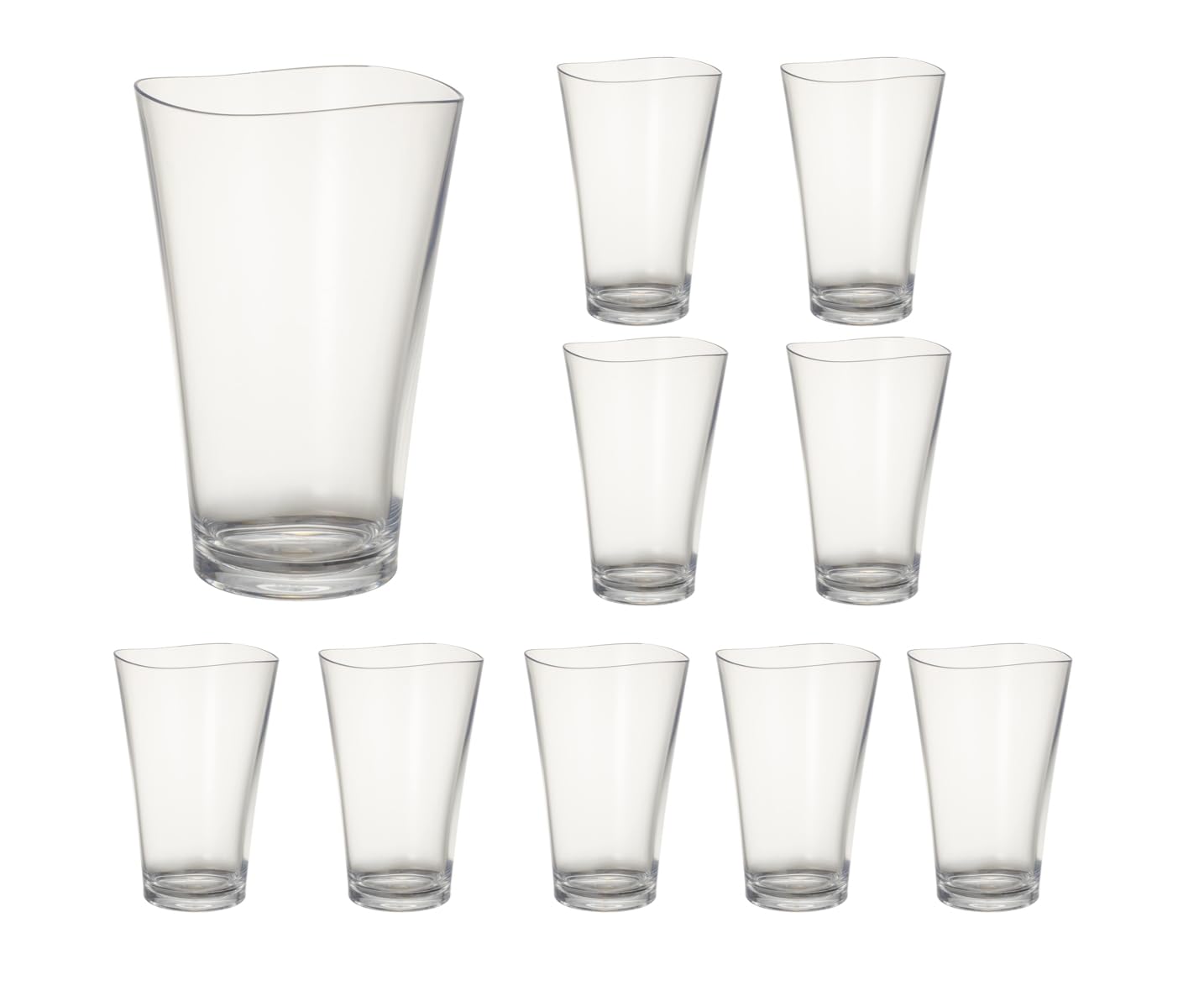 アイジェイ() 割れない グラス コップ 470ml 電子レンジ 食洗機 対応 日本製 アウトドア 子ども ホームパーティ レストラン かわいい お