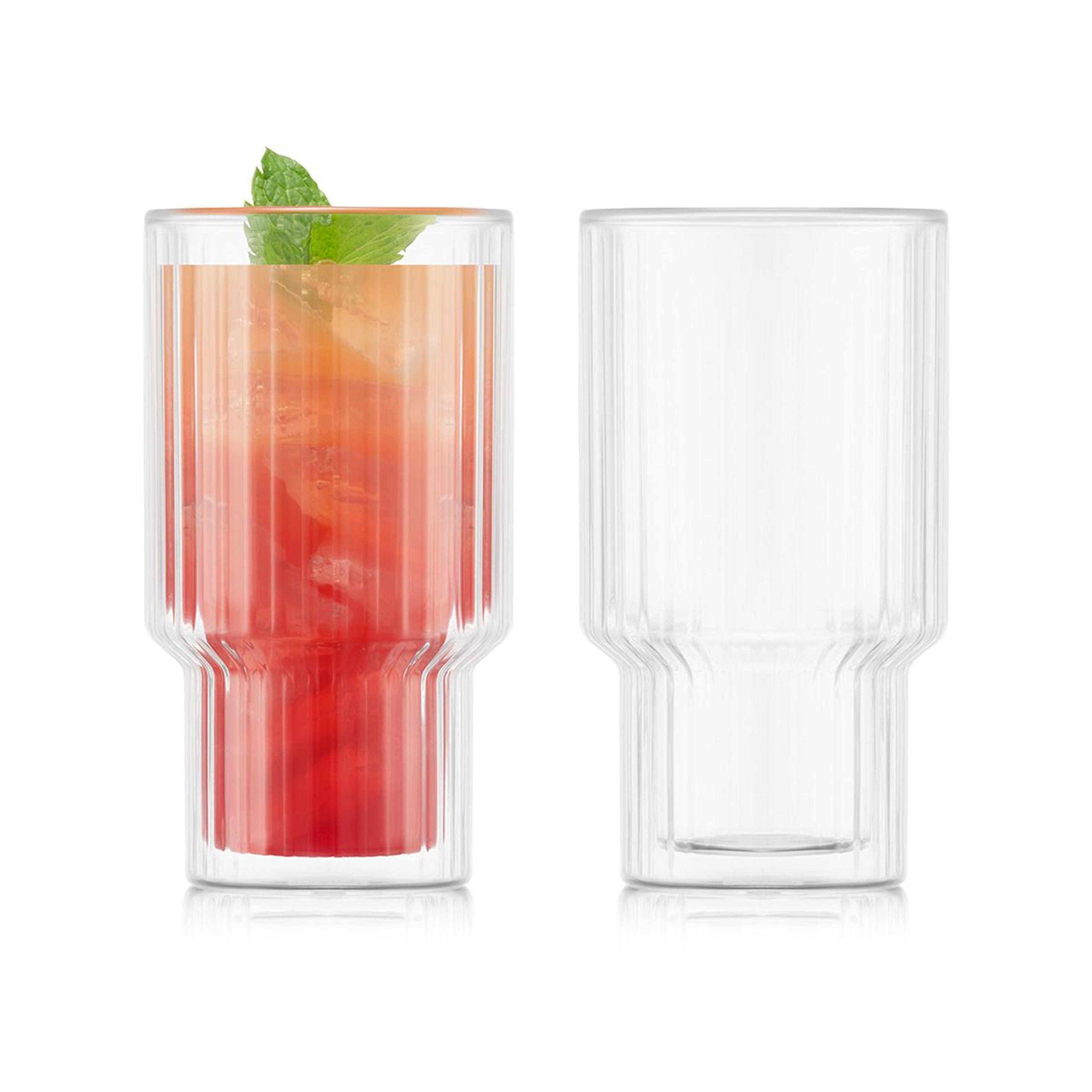 ボダム グラス コップ タンブラー NAVALIA ナヴァリア ダブルウォールグラス 250ml 2個セット 保温保冷性 二重構造 耐熱ガラス スタッキ