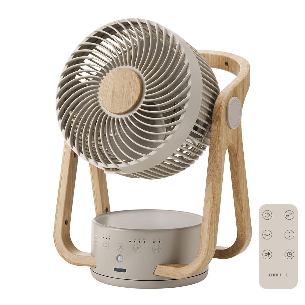 【..限定】スリーアップ 22畳 WOOD STYLE 節電センサー付 アロマ対応 AC サーキュレーター グレージュ CF-AZ0615GG