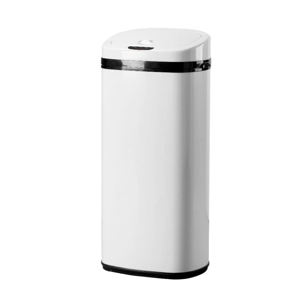 オーエスジェイ() センサー全自動開閉式ゴミ箱 45L ホワイト 32.5Lx24Wx73Hcm 手を使わず開けられる