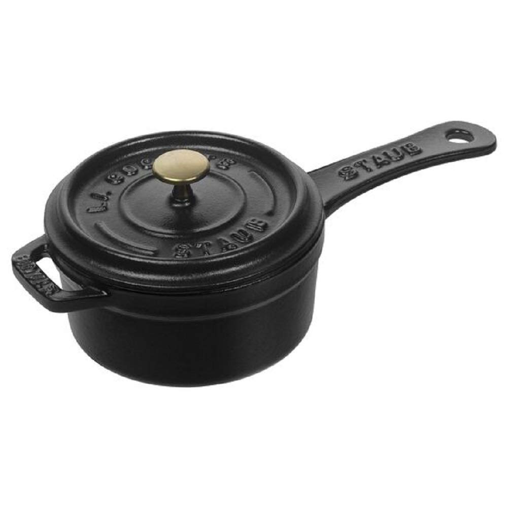 ストウブ 「 スモール 出どころ食麺麭 黒いこと 10糎 」 弱められた 片手 鋳込み ホーロー 鍋 【日本置き目売りわたす品】 Sauce pan 40509-537