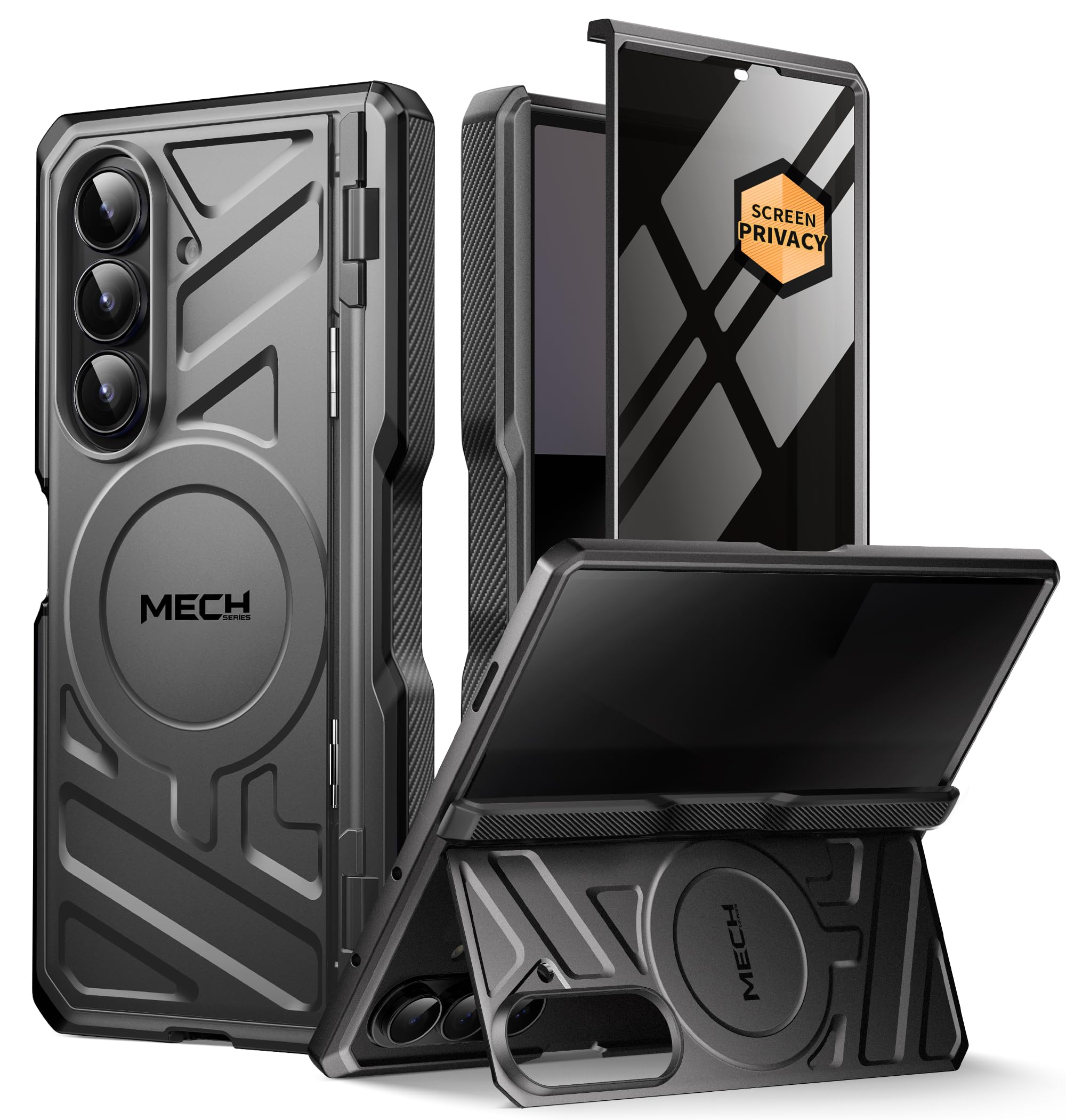 【送料無料】【10％OFFクーポン配布中】TONGATE for Galaxy Z Fold 7 ケースプライバシー スクリーン プロテクター、[MagSafe と互換性]｜空筆店