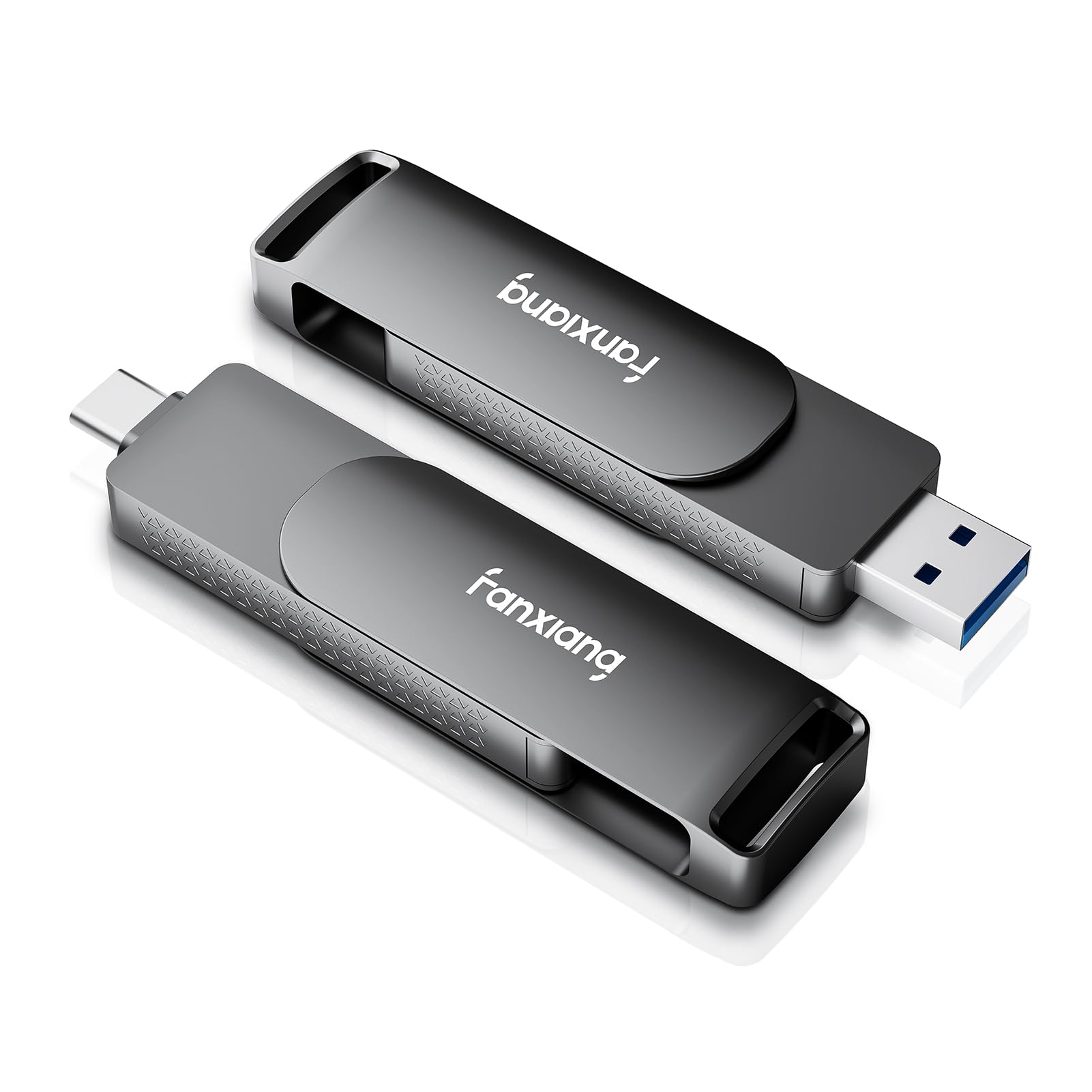 【送料無料】【10％OFFクーポン配布中】fanxiang 外付けSSD 512GB【最大読込2050MB/s】Type-C+USB 3.2 Gen2 対応 20Gbps ポータブル ssd
