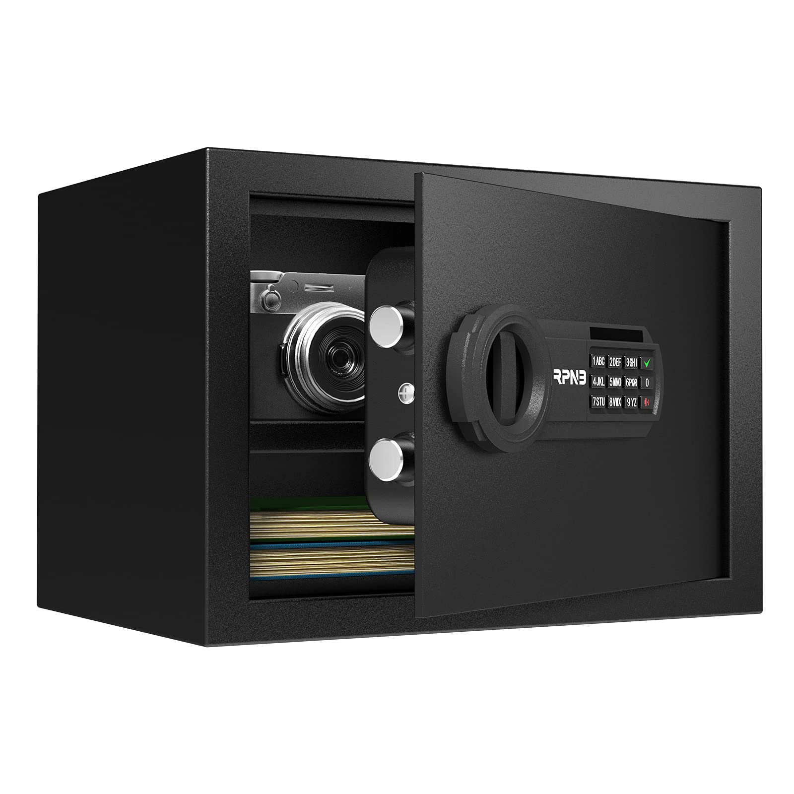 【引き換え証で10％OFF！！】【貨物輸送無料】RPNB 御金蔵 身寄り用 小型 陰電子御金蔵 庫入れ庫 防犯御金蔵 デジタル鍵盤 まさかの時手当たりで鍵を掛ける取りけす 現