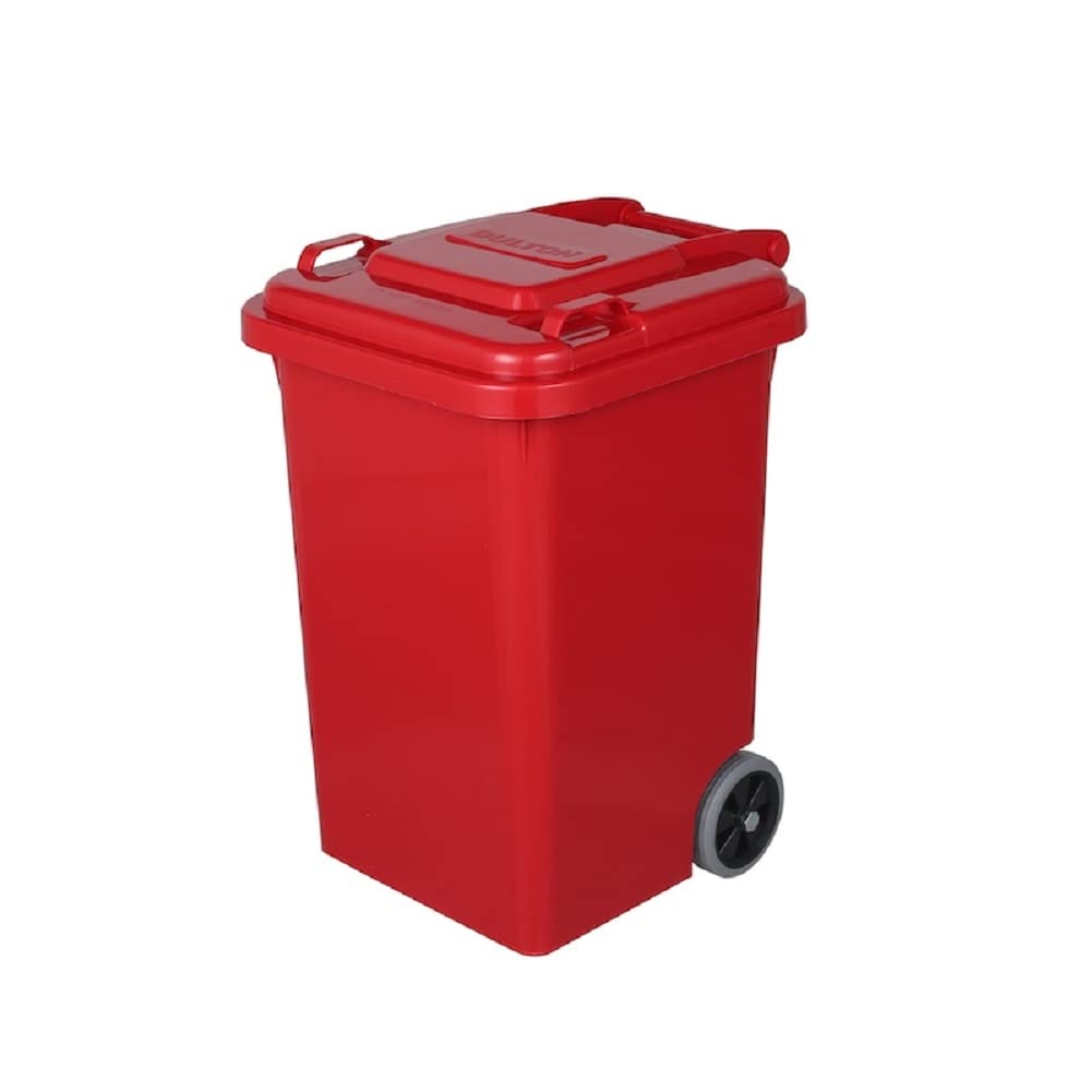 【引き換え証で10％OFF！！】【貨物輸送無料】ダルトン(Dulton) 可塑性物質 トラッシュカン 45L 赤いこと 紙くずかごの御師匠さん天下太平 上部付き添い人 大