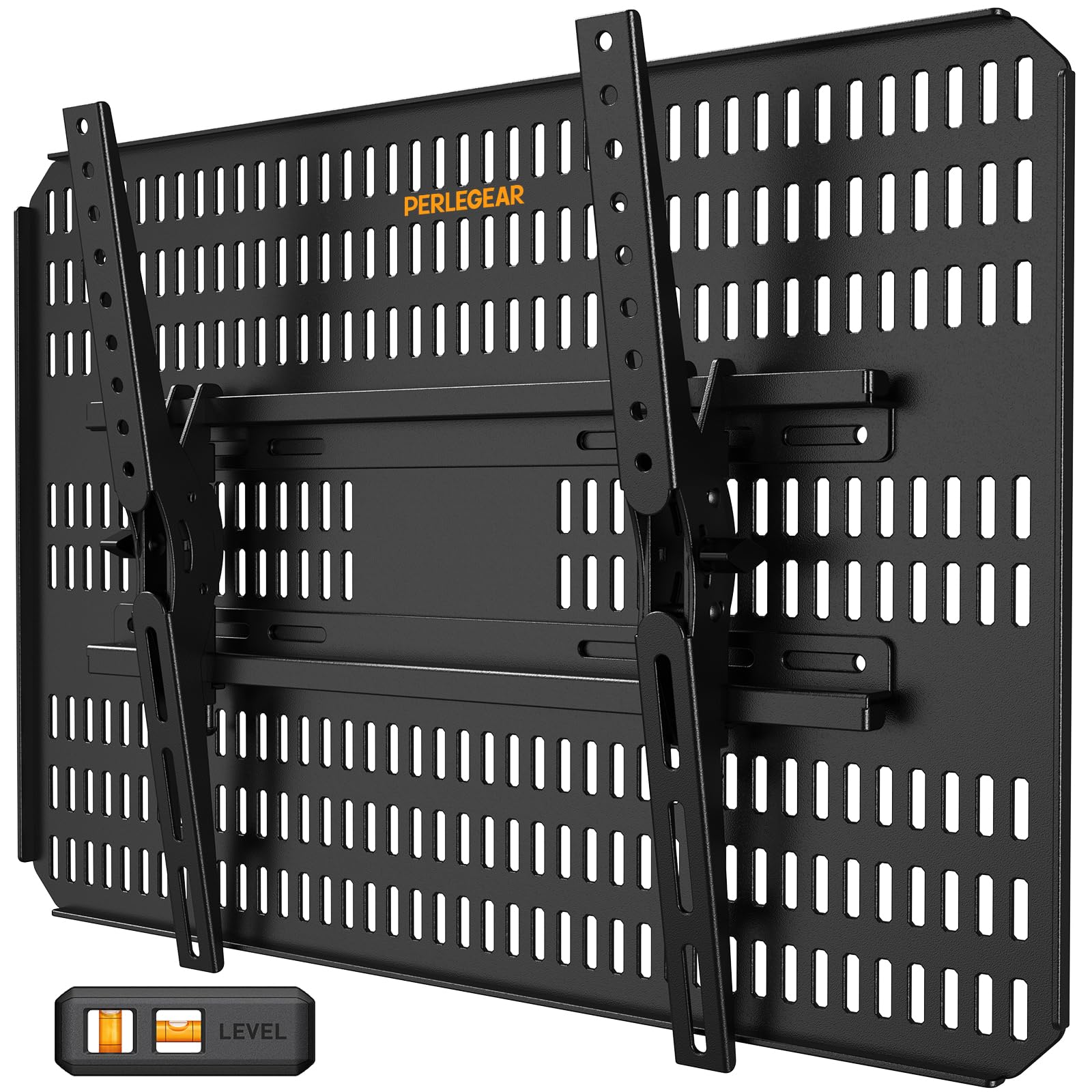 【クーポンで10％OFF！！】【送料無料】PERLEGEAR テレビ壁掛け金具 ホッチキス止め 32～70インチ対応 穴あけ不要?賃貸OK?石膏ボード対