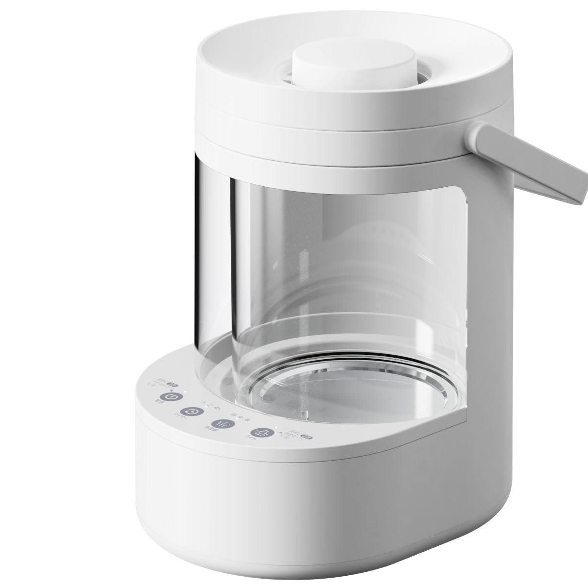 ガラスポット式スチーム加湿器 -Y30SKG | タンク容量3L 加湿量640ml 上部給水式 | エスケイジャパン|空筆店