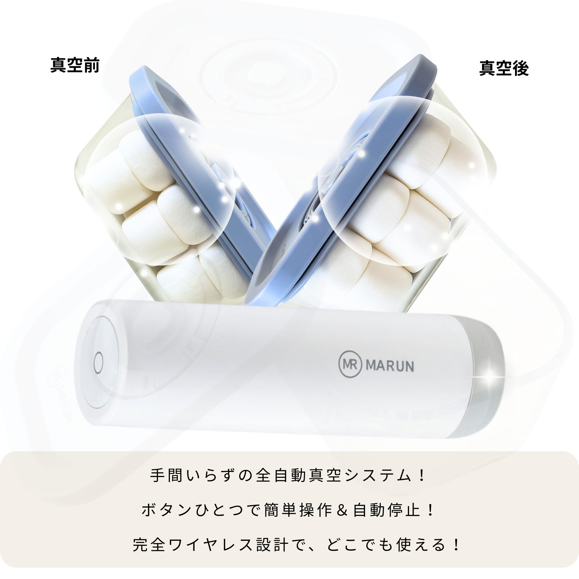 真空保存容器 セット|耐熱ガラス 密閉容器 ファミリー向け|作り置き?冷凍保存?日付管理|冷蔵?冷凍対応 オーブンOK BPAフリー|S×2/|空筆店
