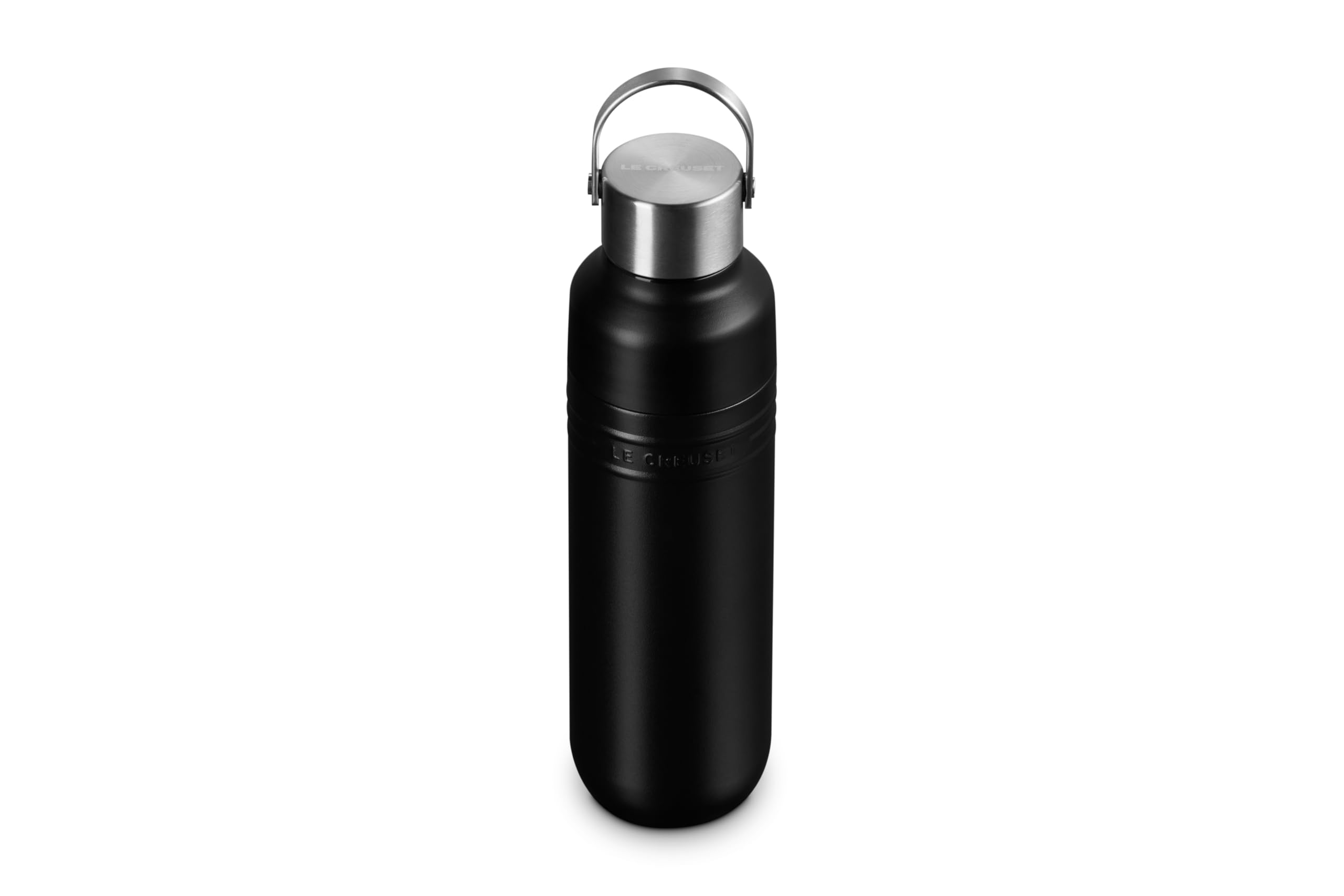 【レッドドット?デザイン賞 2025受賞】ル?クルーゼ(Le Creuset) ボトル 水筒 500ml マットブラック ステンレス 真空断熱 保温 保冷 広口