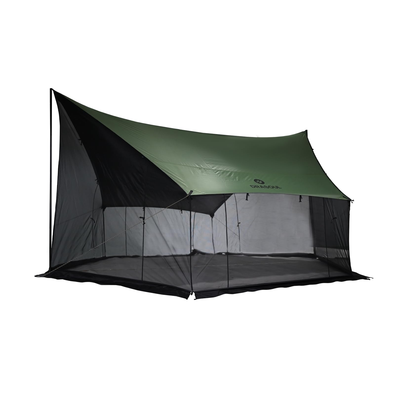 楽天市場】蚊帳付き簡単オクタゴンシェード300 幅320×奥行320×高さ最大