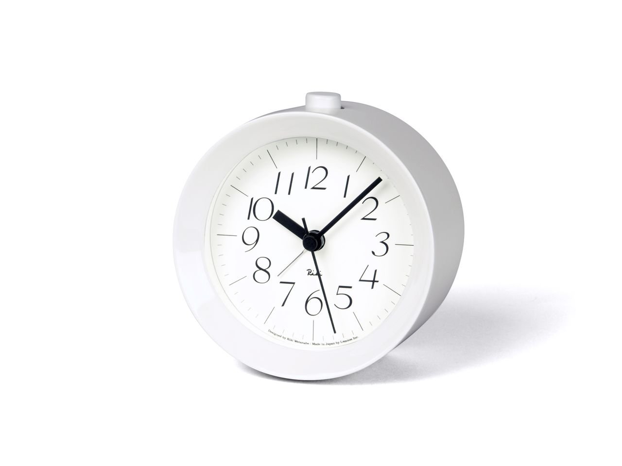レムノス アラーム時計 アナログ I ALARM CLOCK 白 WR09-14 WH Lemnos|空筆店