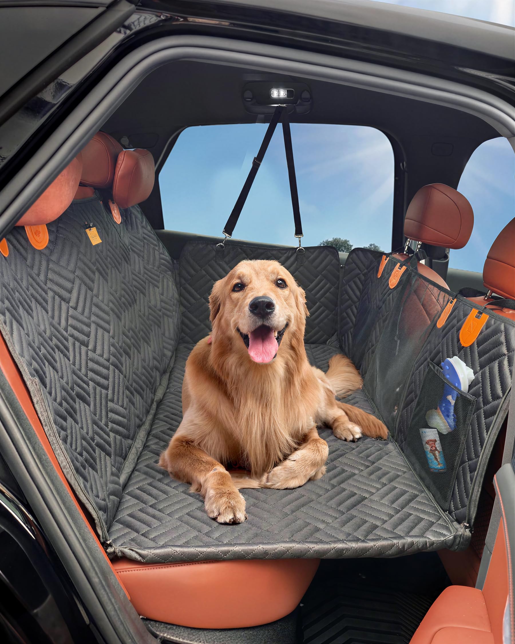 ペットドライブシート  犬運転居敷きうしろ側居敷き 居敷き覆いかぶせる 犬車に乗せるグッズ 雨合羽 防汚 耐磨耗 上滑り打ちきり