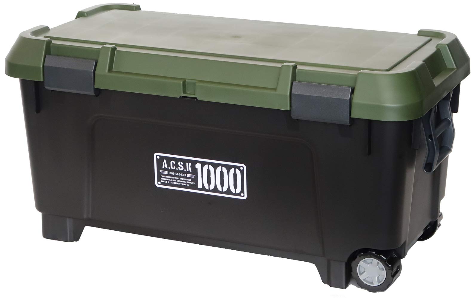 アステージ( ) 収納ボックス 日本製 アウトドア キャンプ 踏台 耐荷重80kg 車載 積み重ね[Xシリーズ アクティブストッカー1000X] 防災