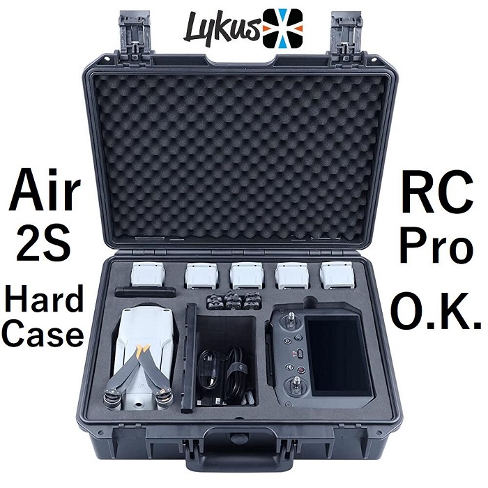 上等 Mini Pro RC N-1送信機 ハードケース Lykus ライカス DJI ミニ３ プロ DCP-MM310 SGS認証  IP67級防水 防塵仕様 標準送信機用 は収納できません