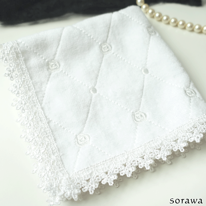 楽天市場】【 再入荷！ メール便可 】 ホワイト ＆ ブラック ばら刺繍