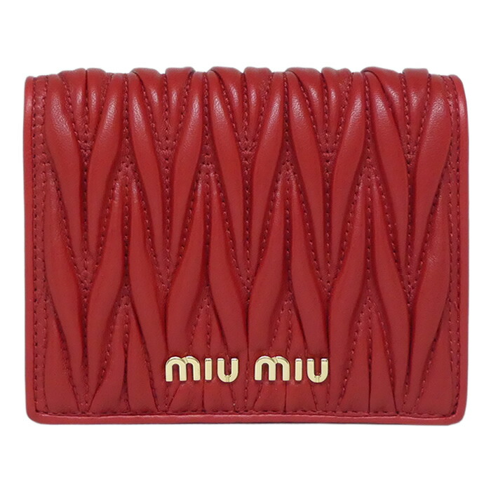 楽天市場】ミュウミュウ MIUMIU エンボスロゴレザー 財布