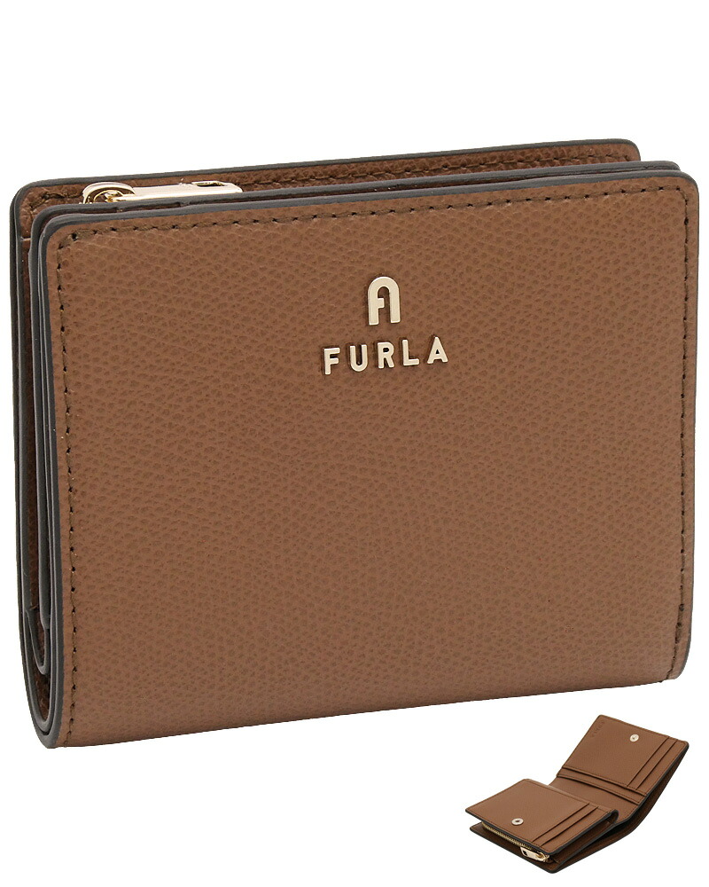 【2026年春夏 新作】 フルラ Furla Camelia コンパクト財布 S COGNAC h ブラウン WP00307_ARE000_1007_03B00 カメリア 二つ折りスモール財布 レディース 【新品 新作 未使用 正規品】｜sorfege