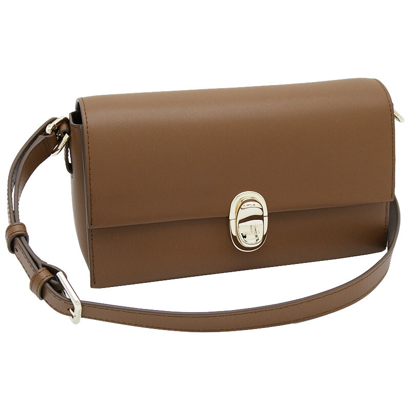 【訳蟻 逃げ口】フルラ Furla Eclisse 差し交わす上半身 S Brandy 赤銅色 2WAY 曲がった掛け ショルダーバッグ  レディース 【新品 未当て嵌める 置き目品】
