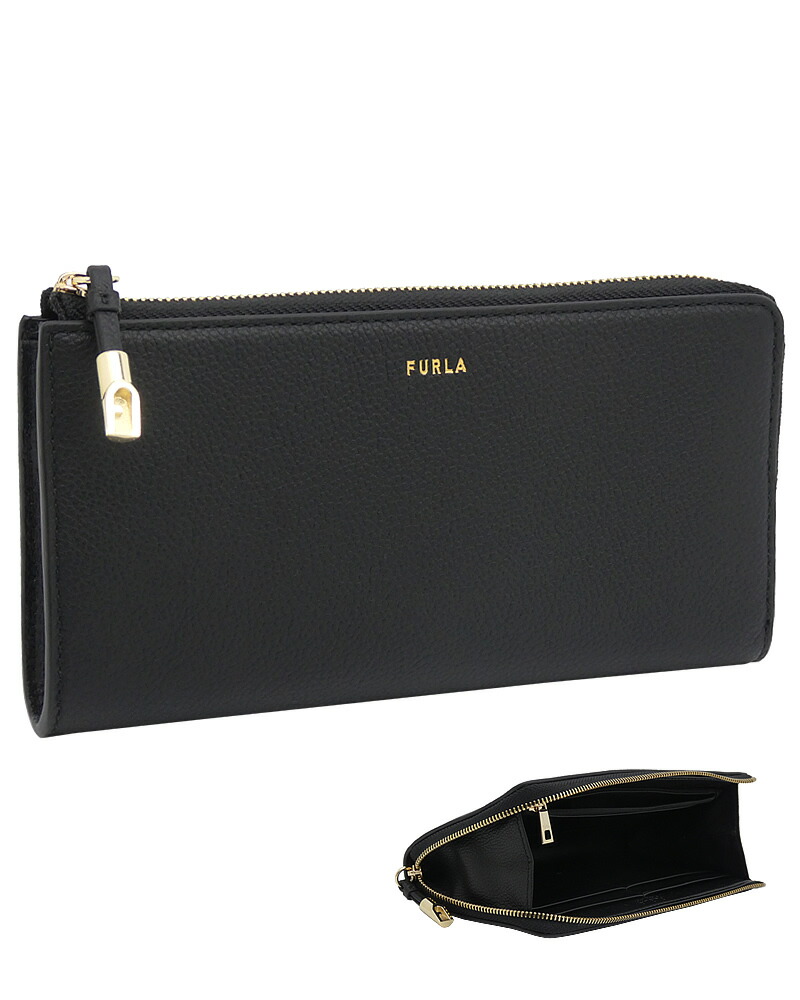 新品未使用 FURLA ブラック 長財布 かぶせ レザー 箱付き 楽天市場】フルラ Furla Nuvola 長財布 NERO ブラック