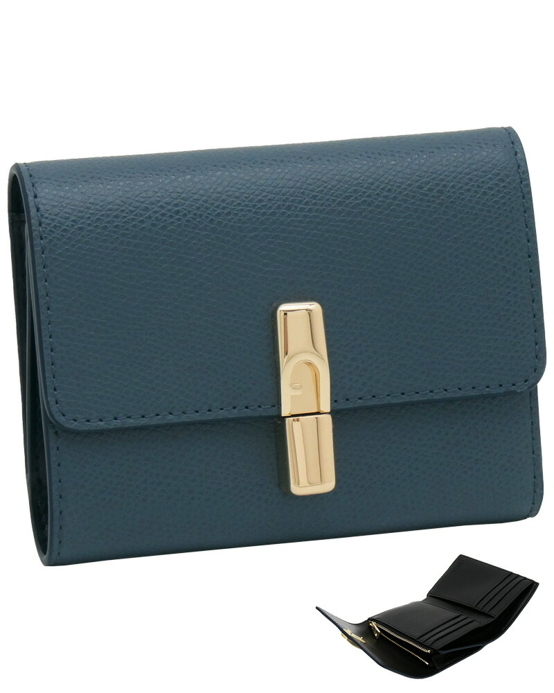 未使用級◎フルラ　ムーンコンパクトウォレット　二つ折り財布　アーチロゴ　現行ロゴ FURLA（フルラ） 二つ折り財布 財布 WP00127 AX0734 MOON M COMPACT