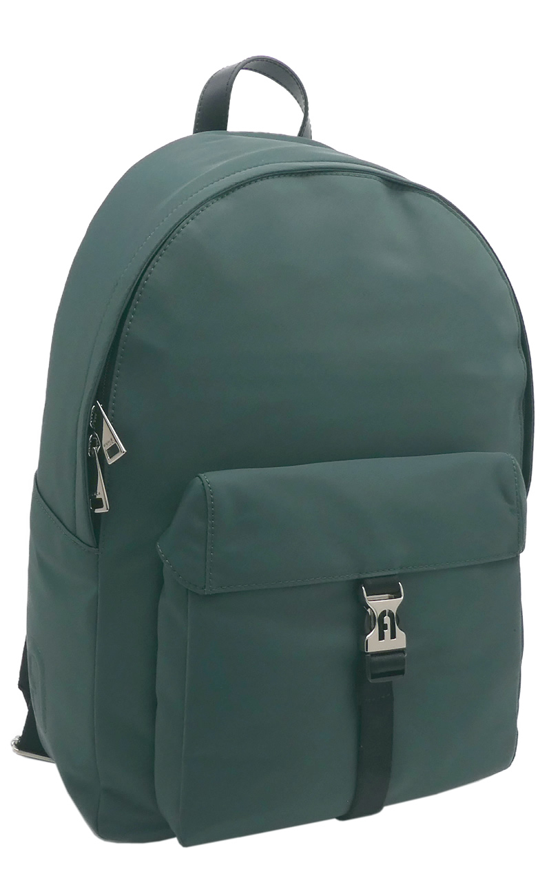【極美品】FURLA/フルラ MAN COSMO バックパック/リュック カーキ 極美品】FURLA/フルラ MAN COSMO バックパック/リュック カーキ