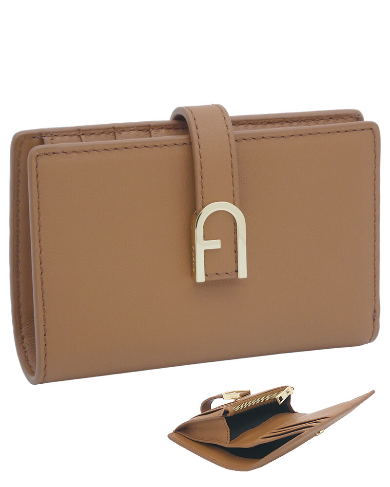 すぐ届く＊FURLA FLOW M COMPACT WALLET レザー ウォレット 楽天市場】フルラ Furla Flow コンパクトウォレット M NERO