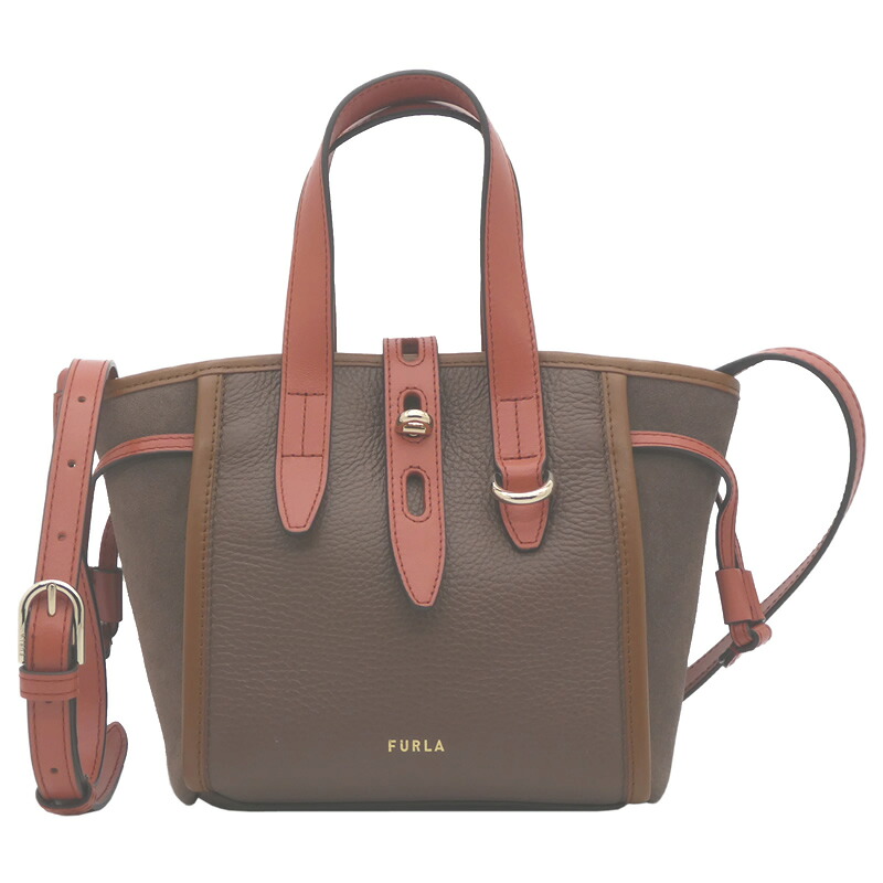 フルラ FURLA NET トート ミニ TONI PRALINE ダークブラウン BASRFUA_BX1208_1007_1591S ネット 2WAY ハンドバッグ レディース 【新品 新作 未使用 正規品】｜sorfege