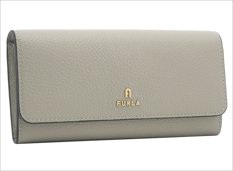 フルラ FURLA CAMELIA グレー系 MARMO 二つ折り長財布 コンチネンタル