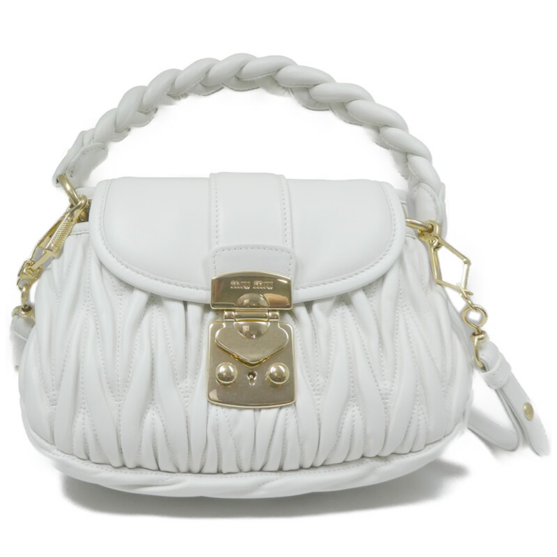 楽天市場】ミュウミュウ MIUMIU マテラッセレザー ショルダー