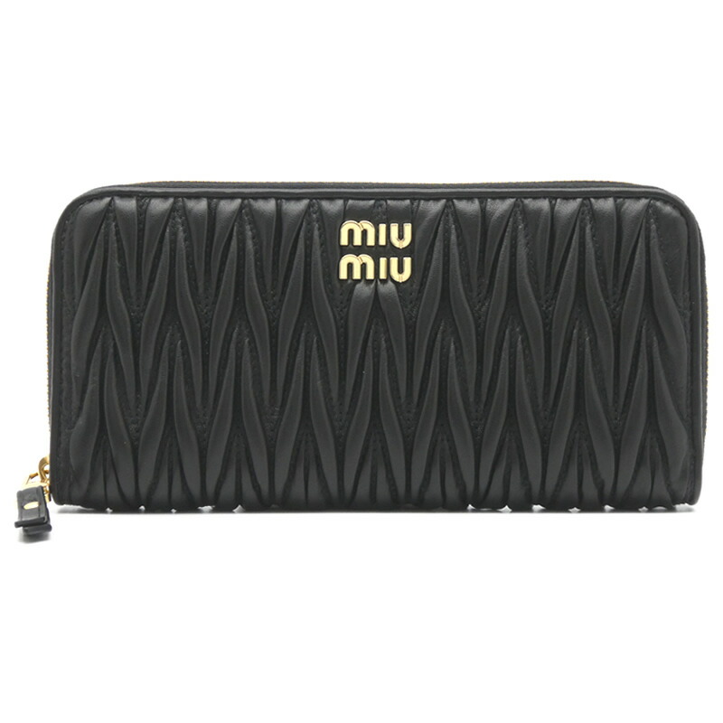 楽天市場】ミュウミュウ MIUMIU マテラッセレザー 財布