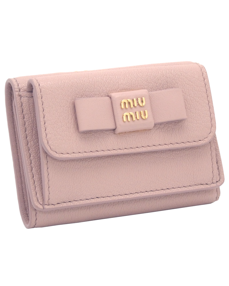 楽天市場】ミュウミュウ MIUMIU マドラスフィオッコ レザー財布