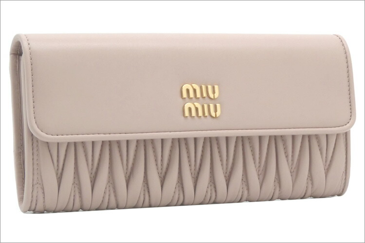 12周年記念イベントが ミュウミュウ MIUMIU マテラッセレザー 長財布