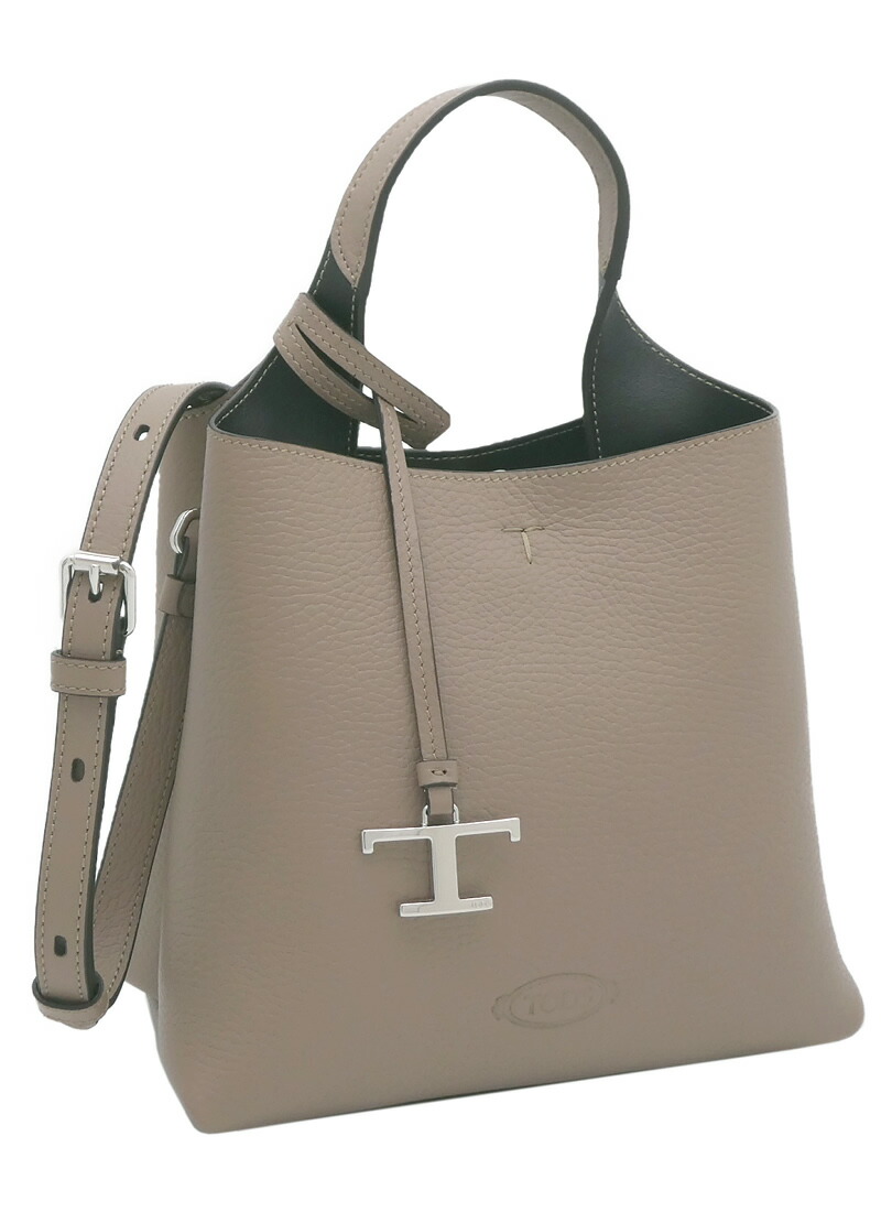 TOD'S ♪ マイクロ レザーバッグ XBWAPAEL000P3 Woman ブラウン レザー バッグ マイクロ XBWAPAEL000QRIPZ9P13