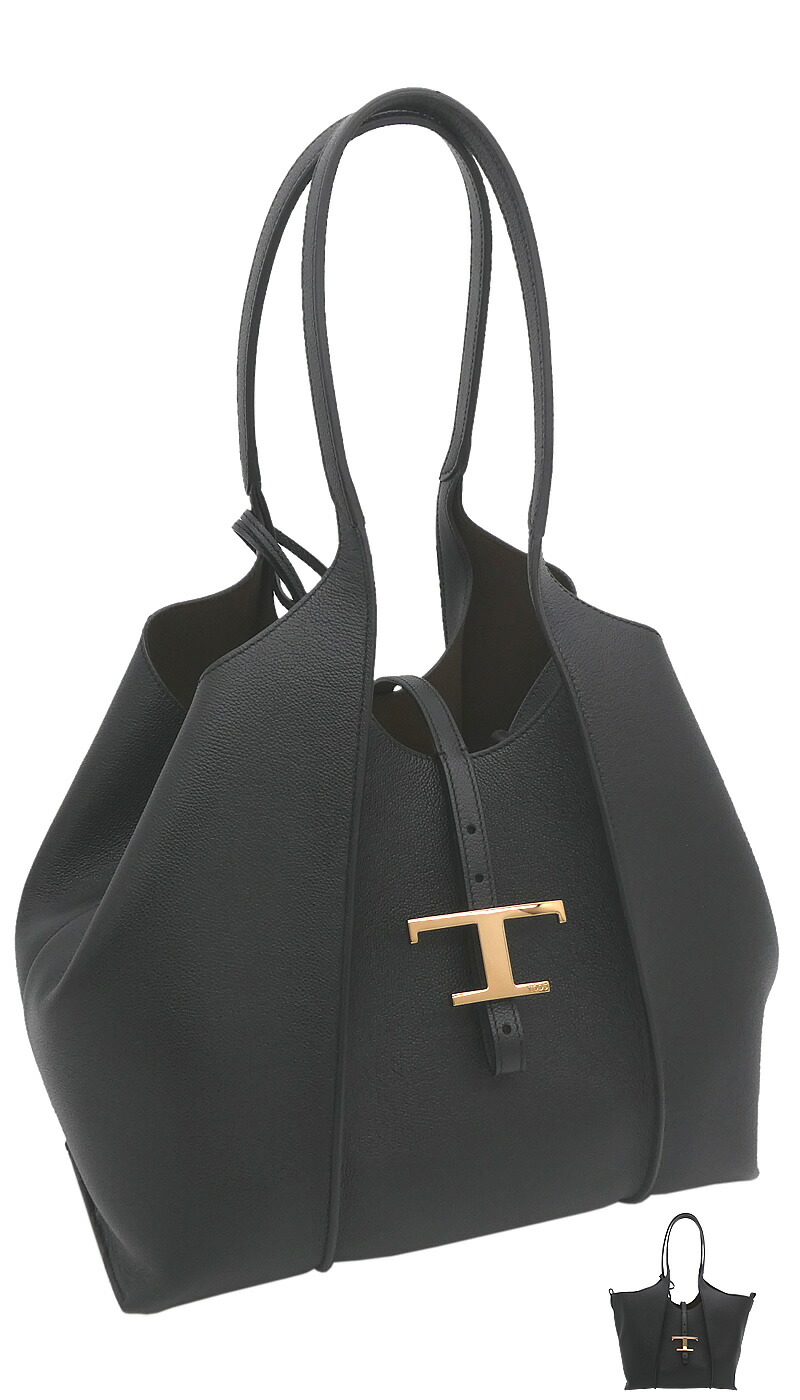 【ほぼ未使用】トッズ　Tタイムレス　マイクロ　ハンドバッグ　ブラック　2way トッズ TOD'S ショルダーバッグ ハンドバッグ Tタイムレス