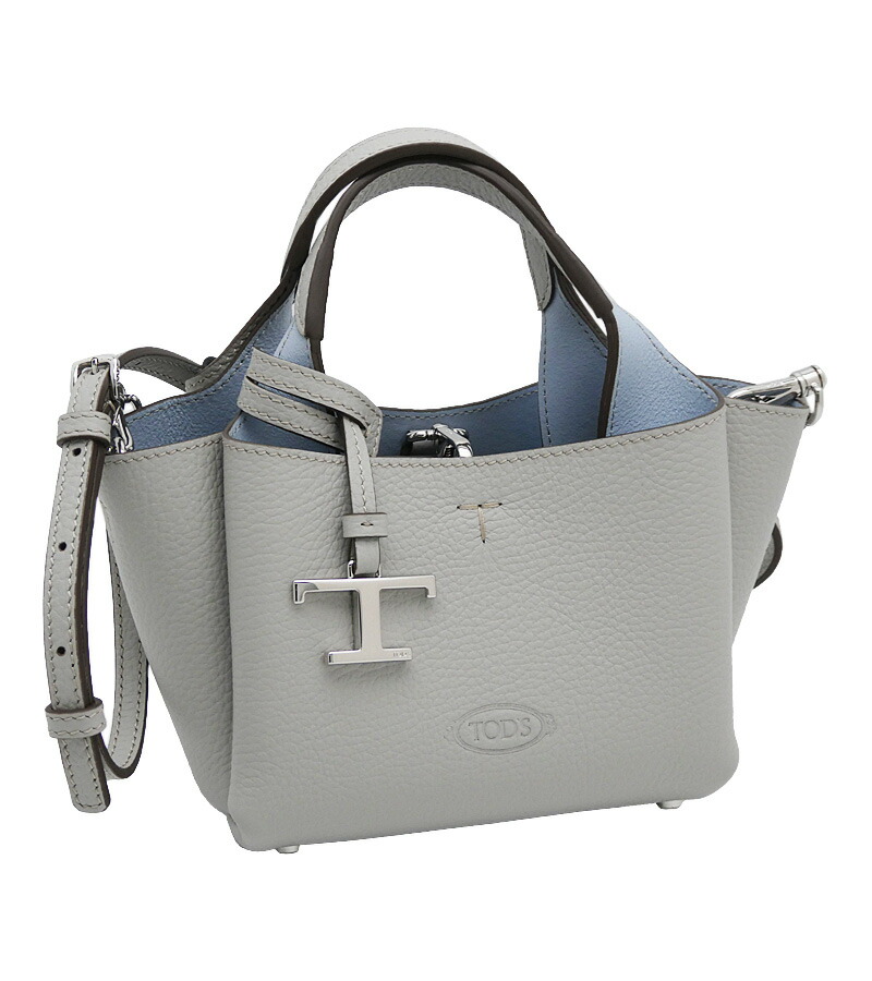 新品未使用品♩ ノーブランドグレー レザー ハンドバッグ HIROFU（ヒロフ） トートバッグ 「パティオ」レザートートバッグ S