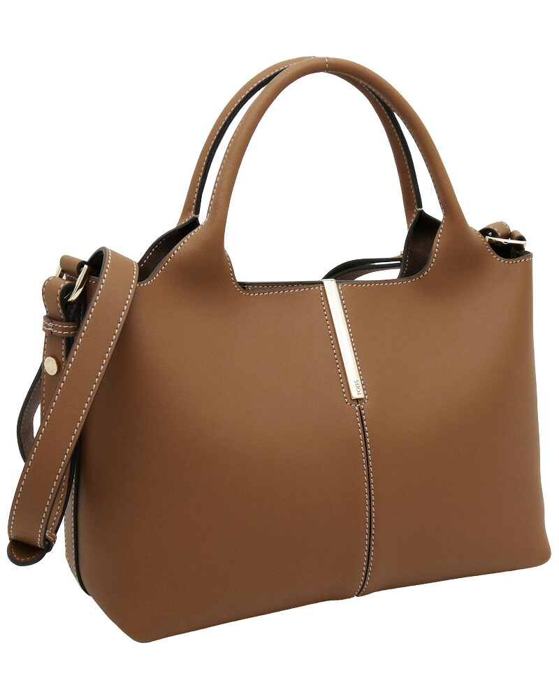 【2026年春夏新作】 トッズ TOD'S レザー ショッピング バッグ スモール XBWEBRA0200UBL2L83 tods トートバッグ/ハンドバッグ 2WAY ショルダーバッグ ブラウン レディース 【新品 新作 未使用 正規品】｜sorfege