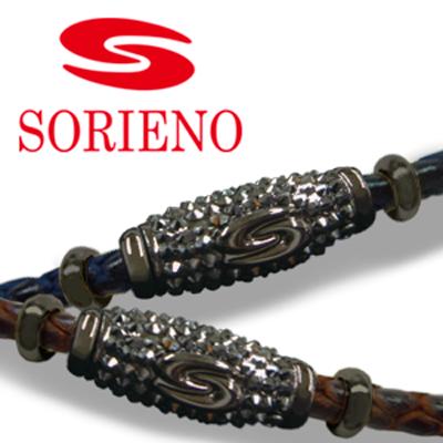 SORIENO(ソリエノ)αLeather Touch 首飾り(火器メタ) 運動競技首飾り 思わしい 首飾り