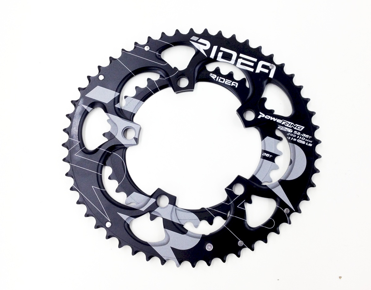 ridea powering lf 52/36T w3t リデアチェーンリング-