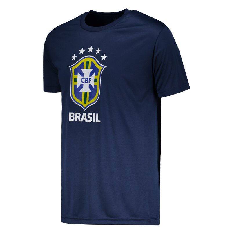 楽天市場 ブラジル代表 Cbf公式エンブレムtシャツ Brasil ネイビー Sorte Brazil