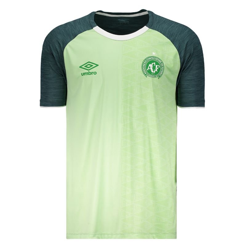 シャペコエンセ公式練習着 CHAPECOENSE ラグランスリーブ umbro ライトグリーン