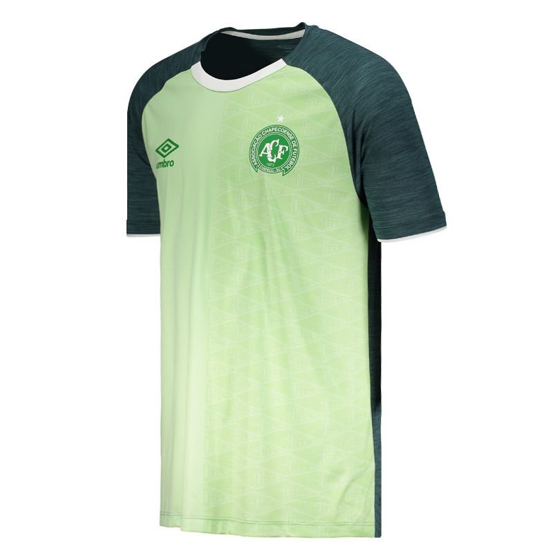 シャペコエンセ公式練習着 Chapecoense ラグランスリーブ Umbro ライトグリーン バーゲンで