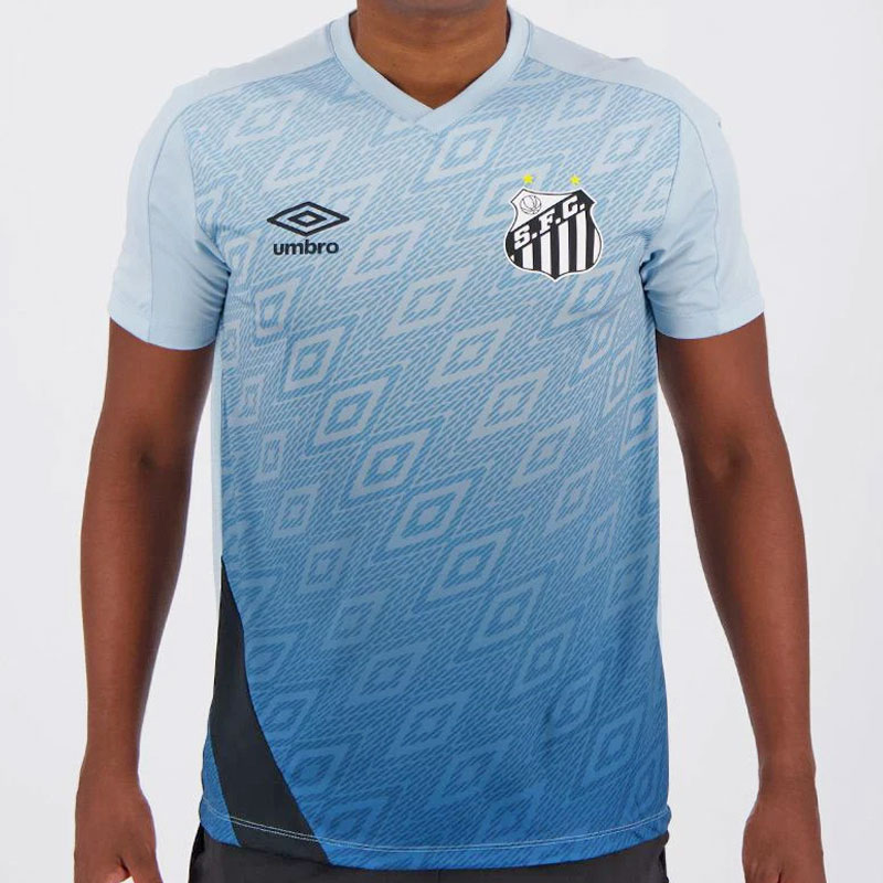 楽天市場 サントスfc公式練習着 トレーニングシャツ Santos Fc ブルー Umbro Sorte Brazil